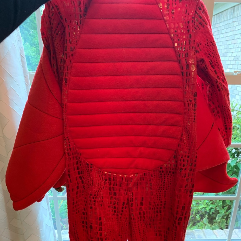 Toddler red dragon Halloween costume